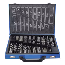 Spiralborrsats HSS 1 - 10 mm 170 delar