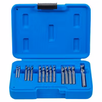 Blindnitborrsats HSS 2,4 - 6,4 mm 15 delar
