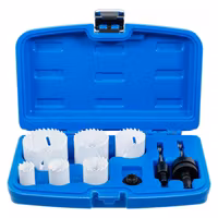 Hålsågsats Ø 22 - 65 mm Djup 40 mm 8 delar