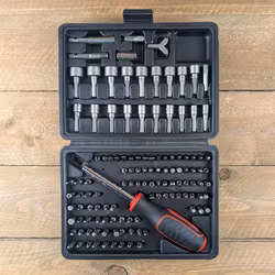 Universal Bitsats 6,3 mm (1/4") 122 delar