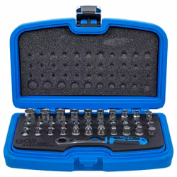 Genomstickbar hylsnyckelsats 44 delar