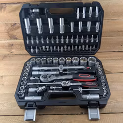 Hylsnyckelsats 6,3 mm (1/4") / 12,5 mm (1/2") 94 delar