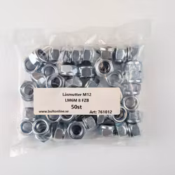 M12 Låsmutter 8 FZB 50st