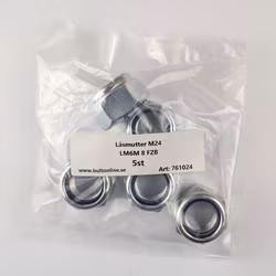 M24 Låsmutter 8 FZB 5st