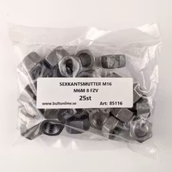 M16 Mutter 8 FZV 25st