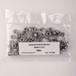 M6 Mutter 8 FZV 50st