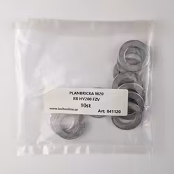 M20 Planbricka Rund HV200 FZV 10st