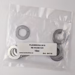 M18 Planbricka Rund HV200 FZV 10st