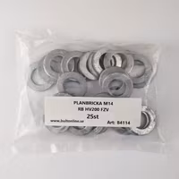 M14 Planbricka Rund HV200 FZV 25st