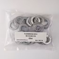 M14 Planbricka Rund HV200 FZV 25st