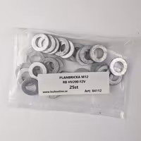 M12 Planbricka Rund HV200 FZV 25st