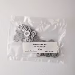 M8 Planbricka Rund HV200 FZV 50st