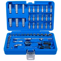 Hylsnyckelsats 6,3 mm (1/4") 53 delar