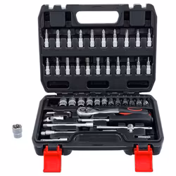 Hylsnyckelsats 6,3 mm (1/4") 46 delar