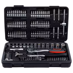 Hylsnyckelsats 6,3 mm (1/4") 130 delar