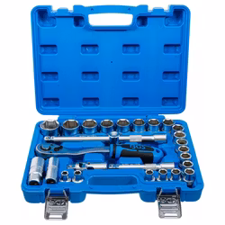 Hylsnyckelsats 12,5 mm (1/2") 8-32 mm 27 delar