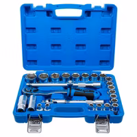 Hylsnyckelsats 12,5 mm (1/2") Tum 27 delar