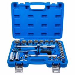 Hylsnyckelsats 12,5 mm (1/2") Tum 27 delar