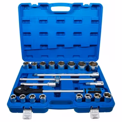 Hylsnyckelsats 20 mm (3/4") 21 delar