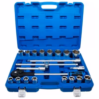 Hylsnyckelsats Tolvkant 20 mm (3/4") 21 delar