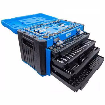 Hylsnyckelsats Sexkant 1/4" /3/8 / 1/2 Metrisk och Tum 300 delar