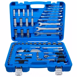 Hylsnyckelsats Sexkant 6,3 mm (1/4") / 10 mm (3/8") Tum 92 delar