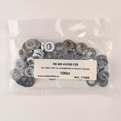 M8 Planbricka Rund HV200 FZB 100st