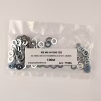M6 Planbricka Rund HV200 FZB 100st