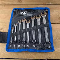 Blocknyckelsats 6-19mm 8 delar