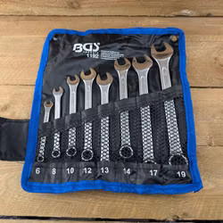 Blocknyckelsats 6-19mm 8 delar