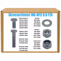 Bultsortiment M6-M12 FZB 40KG!