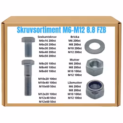 Bultsortiment M6-M12 FZB 40KG!