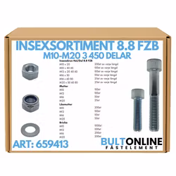 Insexsortiment M10-M20 FZB 3450 delar
