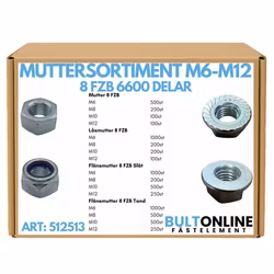 Muttersortiment M6-M12 8.8 FZB 6600 delar