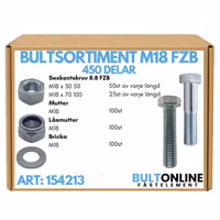 Bultsortiment M18 FZB 450 delar