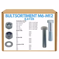 Bultsortiment M6-M12 8.8 FZB 40KG