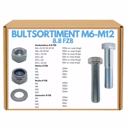 Bultsortiment M6-M12 8.8 FZB 40KG