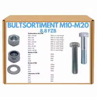 Bultsortiment M10-M20 8.8 FZB 70KG