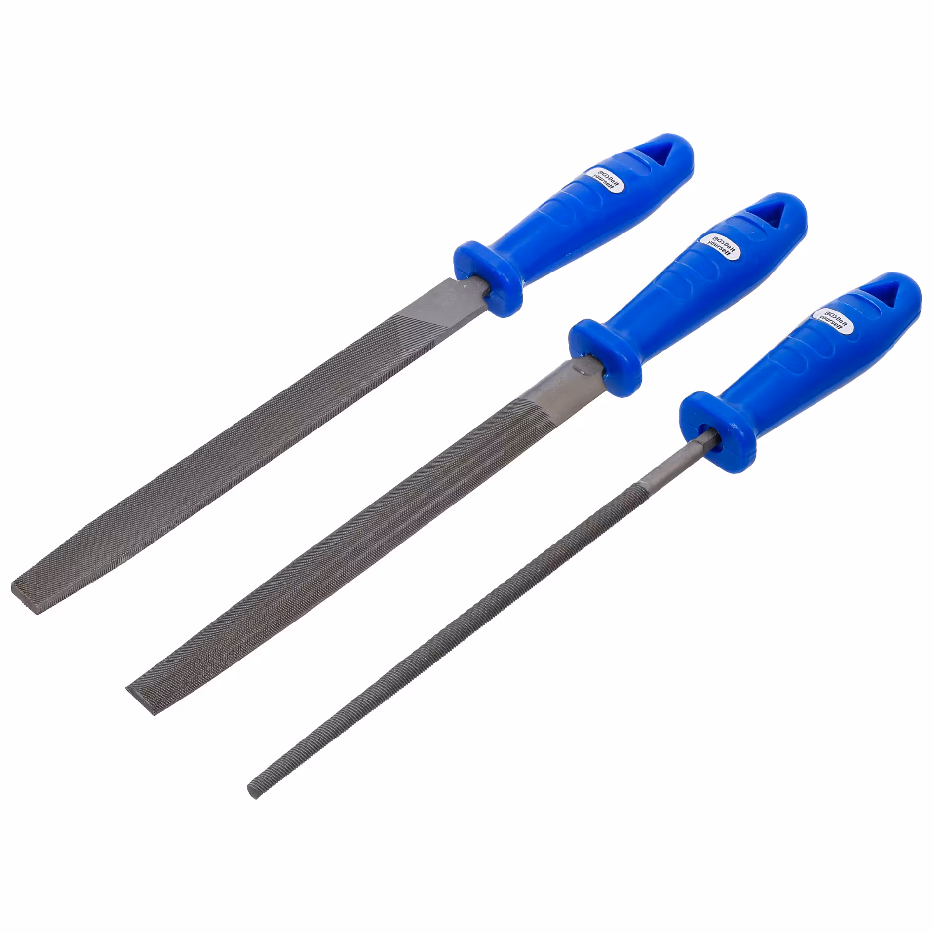 Filsats 200 mm – Flat, Halvrund & Rund – 3 delar