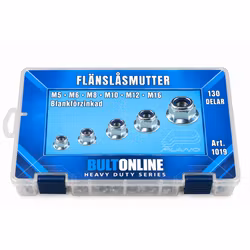 Flänslåsmutter M5–M16 FZB 130 delar