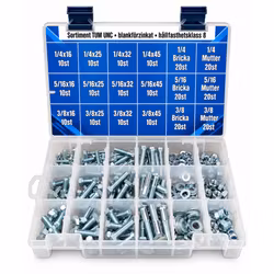 Sortiment Tum UNC 8.8 FZB 1/4-3/8 240 Delar