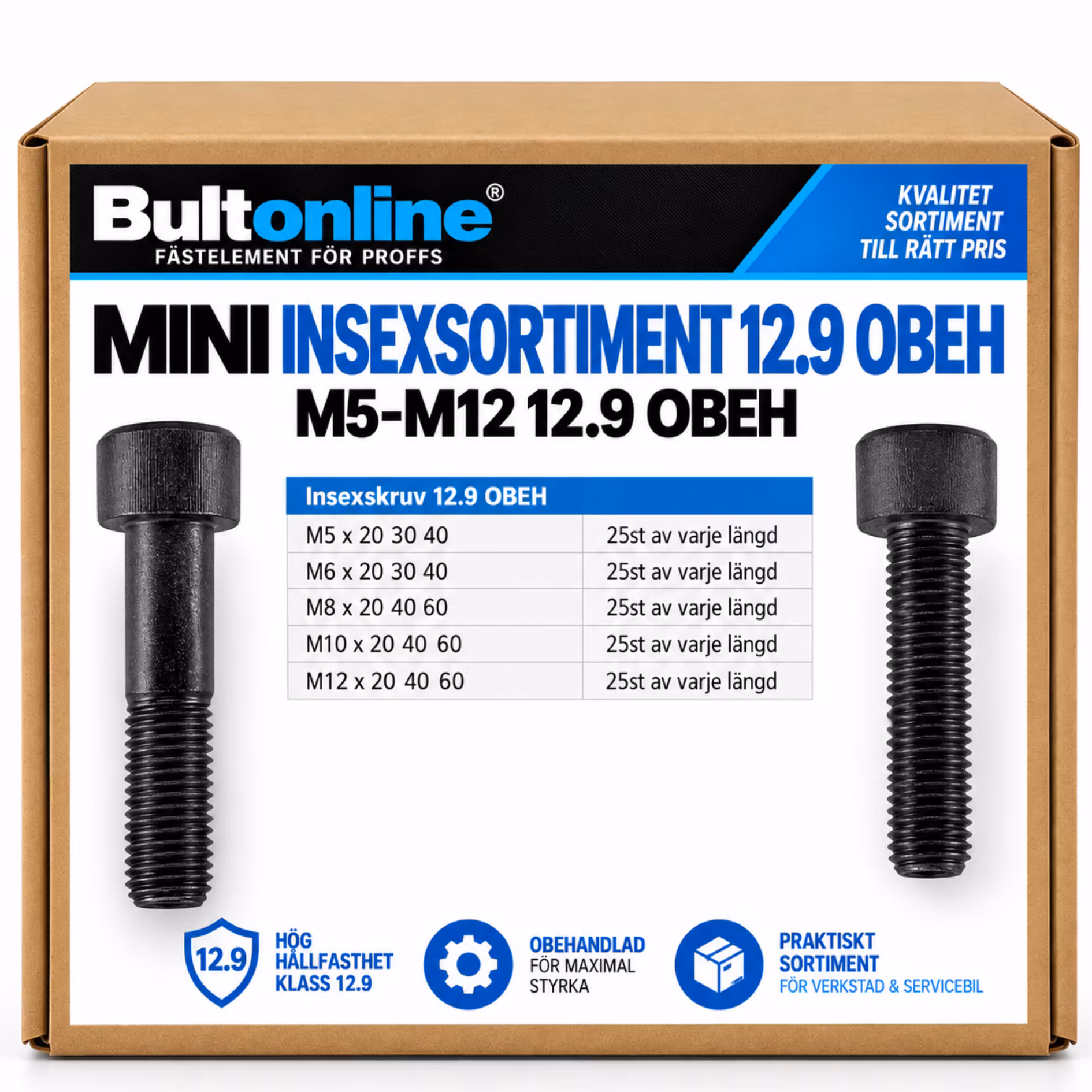 Mini Insexsortiment M5-M12 12.9 OBEH