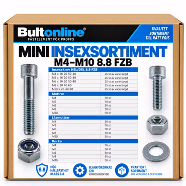 Mini insexsortiment M4-M10 FZB