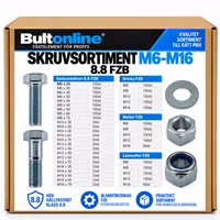 Bolt assortment Fully/Partially threaded M6-M16 8.8 FZB 60KG