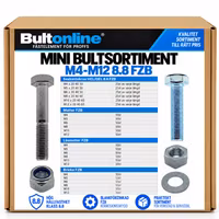 Mini Bultsortiment M4-M12 8.8 FZB