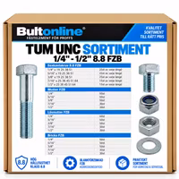 Lilla tumsortimentet UNC 1/4”–1/2” FZB