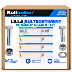 Lilla bultsortimentet delgängat M5-M12 FZB 26KG