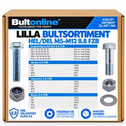 Small bolt assortment M5-M12 8.8 FZB 24KG