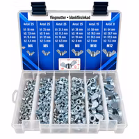 Vingmutter M4–M12 FZB 123 delar