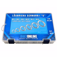 Sortiment SCHNORR® Låsbrickor M5–M16 210 delar